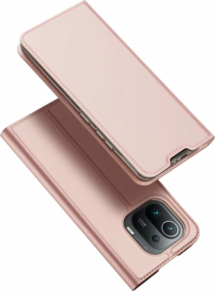Mbështjellës Dux Ducis Skin Pro Bookcase për Xiaomi Mi 11 Pro, rozë