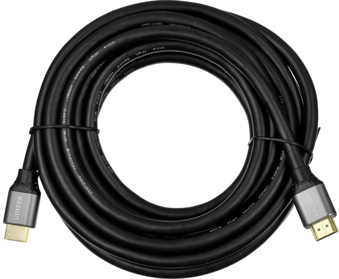 Kabllo HDMI 2.1 Unitek, 8K 60HZ, 4K 120HZ, 5m