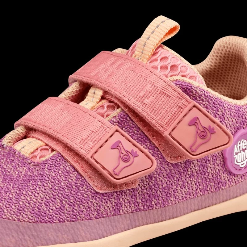 Këpucë për fëmijë Affenzahn Barefoot Shoe Knit Happy Flamingo