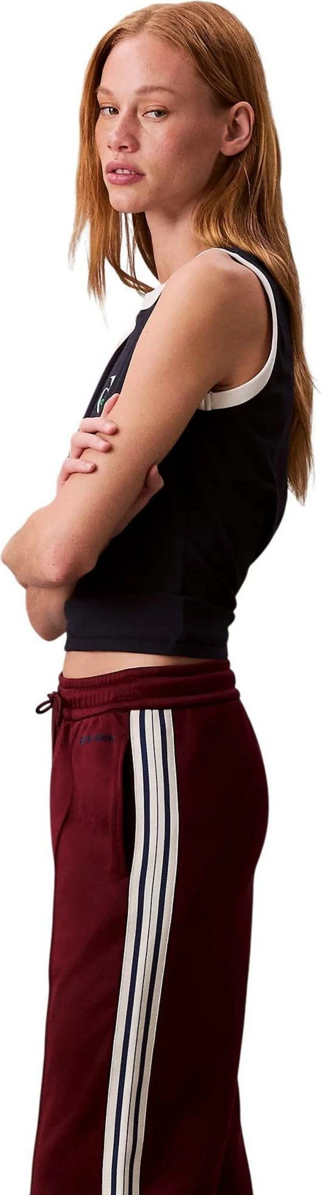 Pantallona sportive për femra Calvin Klein Jeans LV144C239G, bordeaux [Madhësia: M]