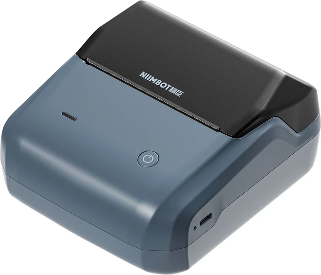 Printer etiketa portabël NIIMBOT B31 203 dpi 20-75 mm Bluetooth USB-C bateri 1500 mAh dark blue