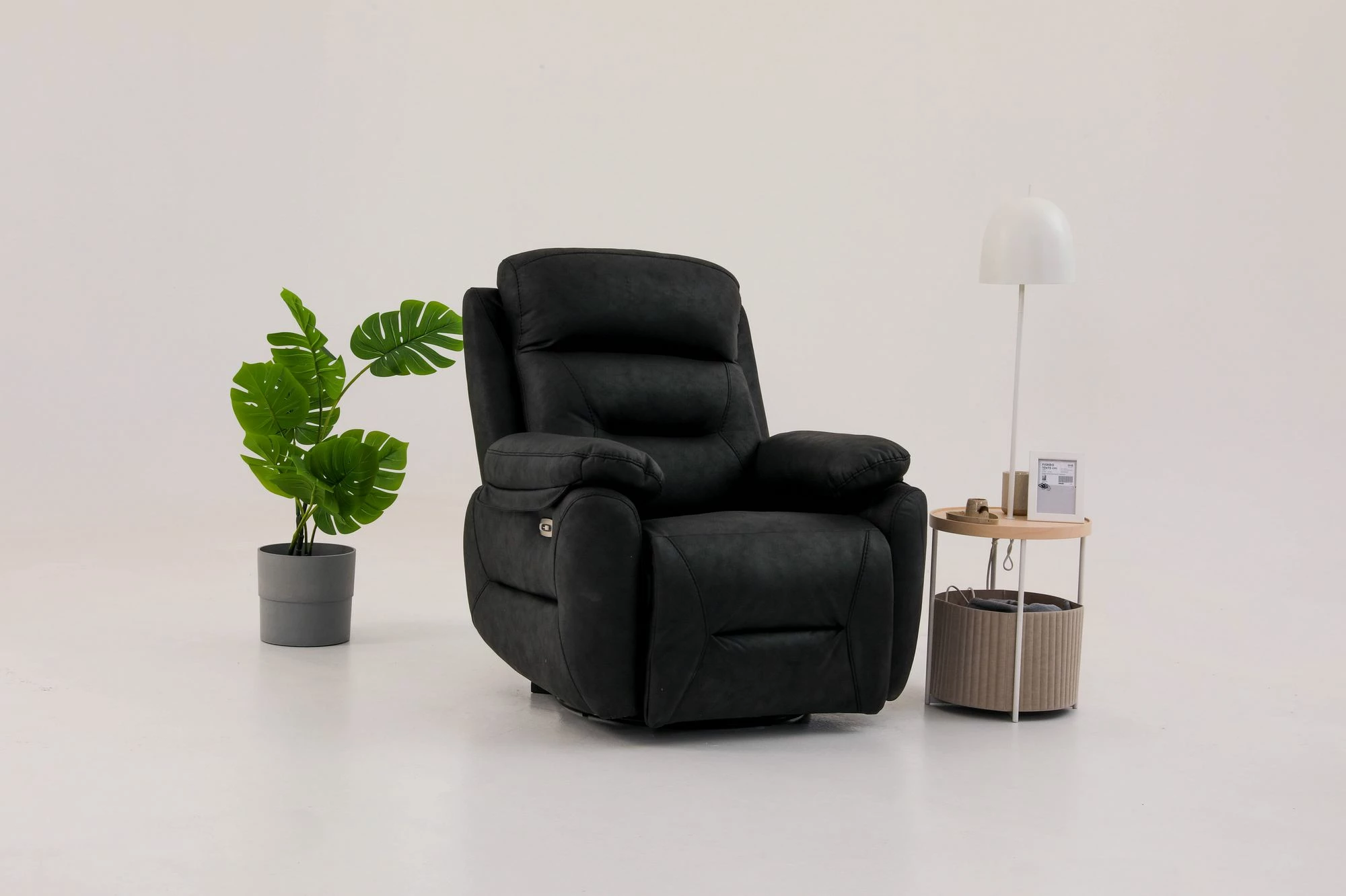 Karrige relaksuese elektrike, ngjyrë e zezë, Comfort