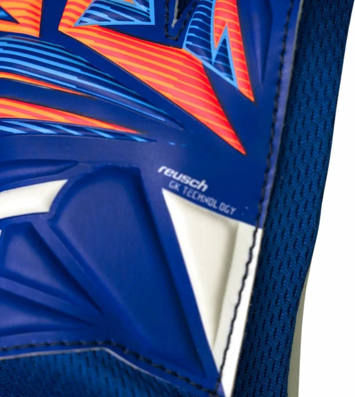 Dorëza portieri për fëmijë Starter Reusch Attrakt Starter Solid Junior, blu [Madhësia: 5.5]
