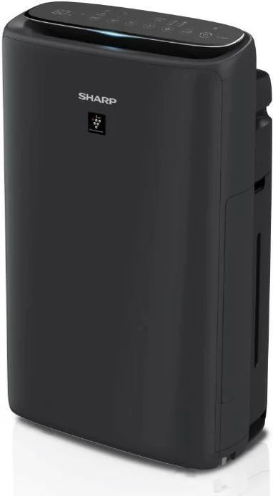 Pastrues ajri me lagështim, Sharp UA-KIN42E-H, për dhoma deri 28 m², depozitë 2.7 L, Plasmacluster Ion 25000, i zi