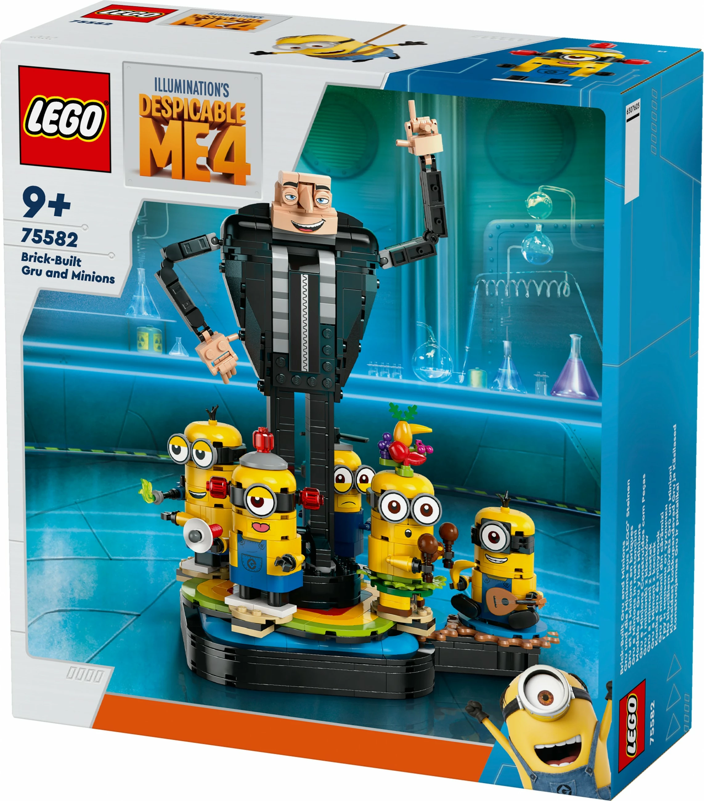 Set ndërtimi LEGO Alien Conquest Brick-Built Gru dhe Minions, 839 pjesë, 948 g
