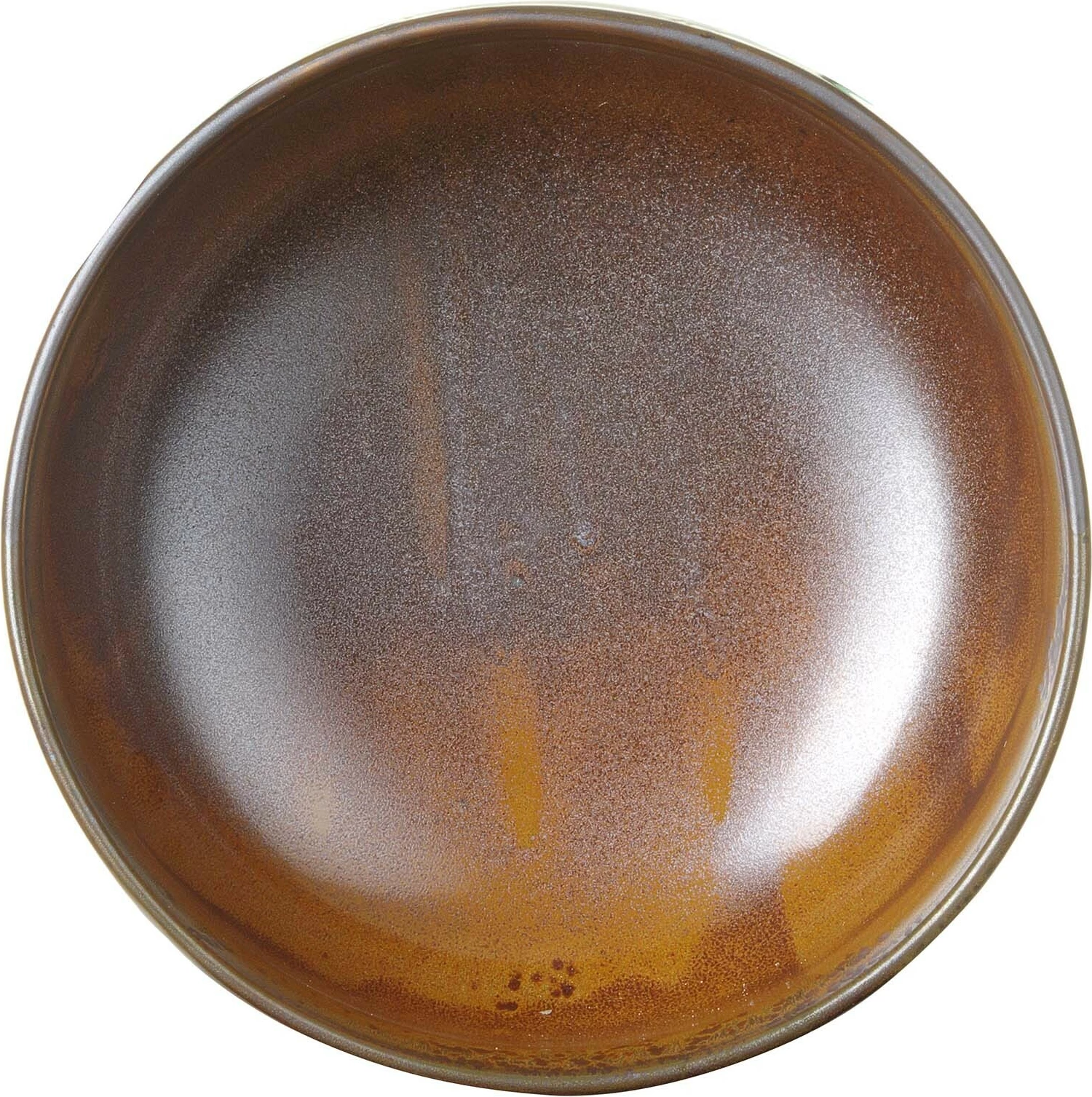 Tas porcelani Fine Dine Aurum ø150mm 800ml, kafe e errët, set 3 copë