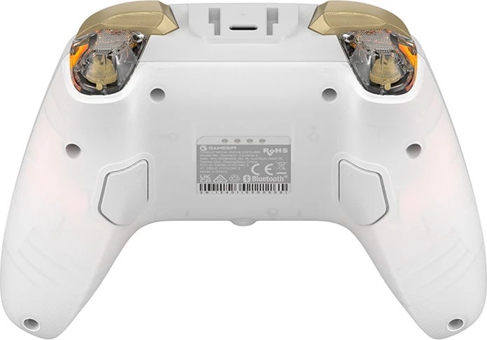 Kontrollues wireless GameSir Cyclone 2, për Switch/PC/Android/iOS/Steam, i bardhë