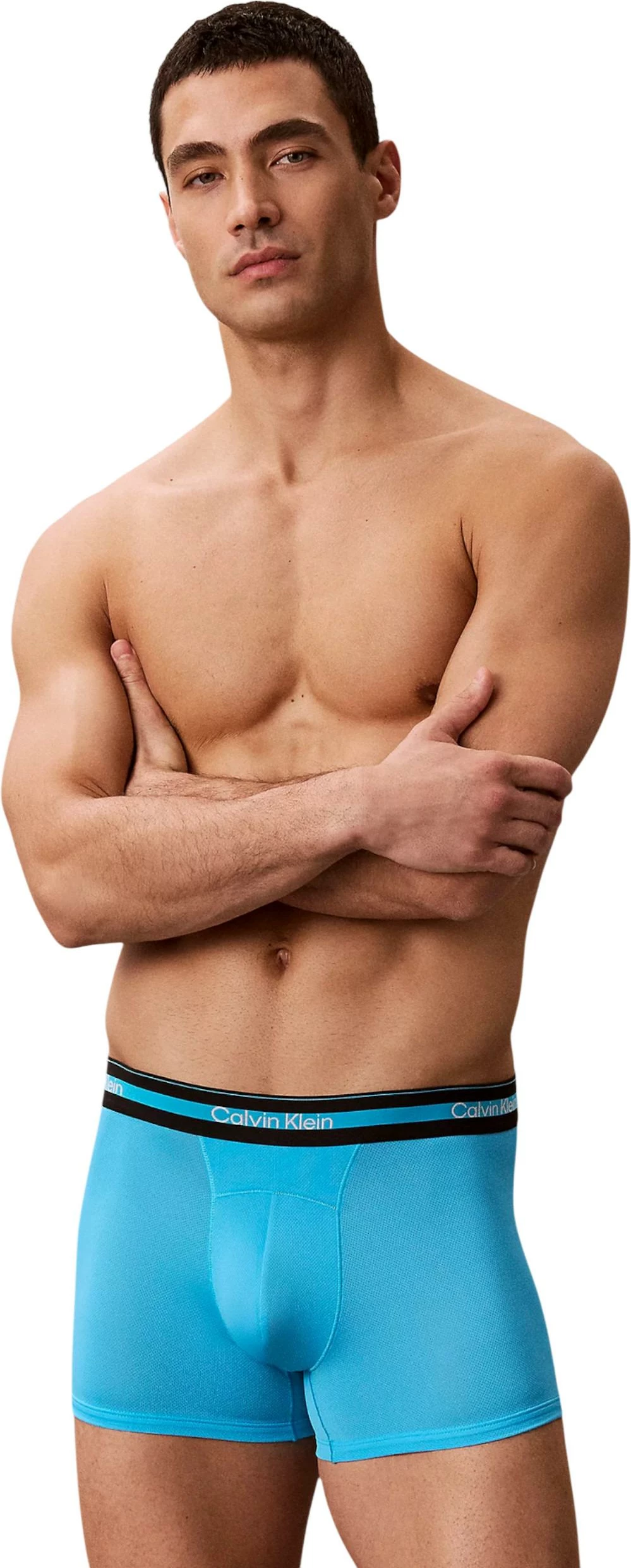 Të brendshme për meshkuj Calvin Klein Underwear LV00NB4536, gri-blu [Madhësia: L]