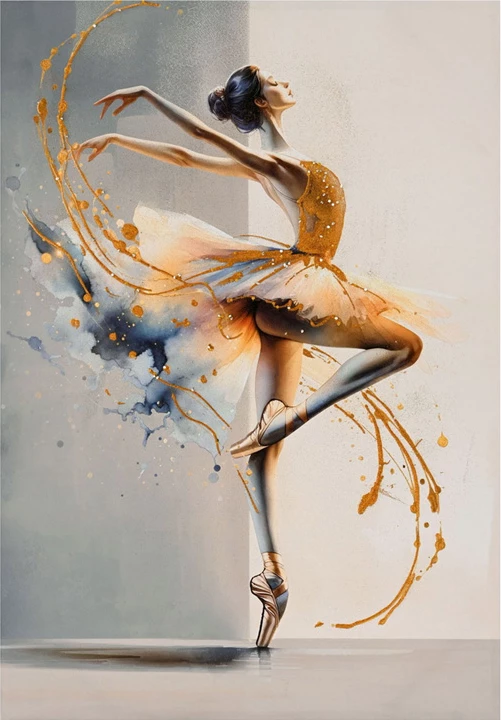 Pikturë kanavaci Dancito, shumëngjyrëshe, 70x2.5x100cm