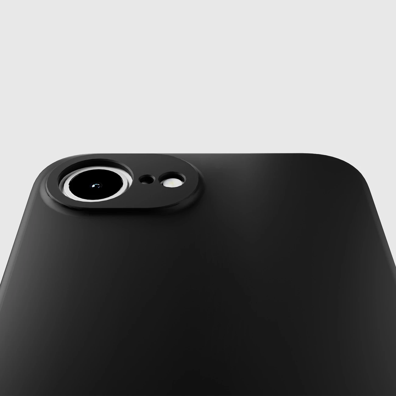 Mbështjellës telefoni SBS Instinct për iPhone 16e/17e, TPU me shtresë mikrofibre, i zi