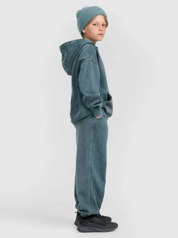 Pantallona sportive për djem 4F, gri