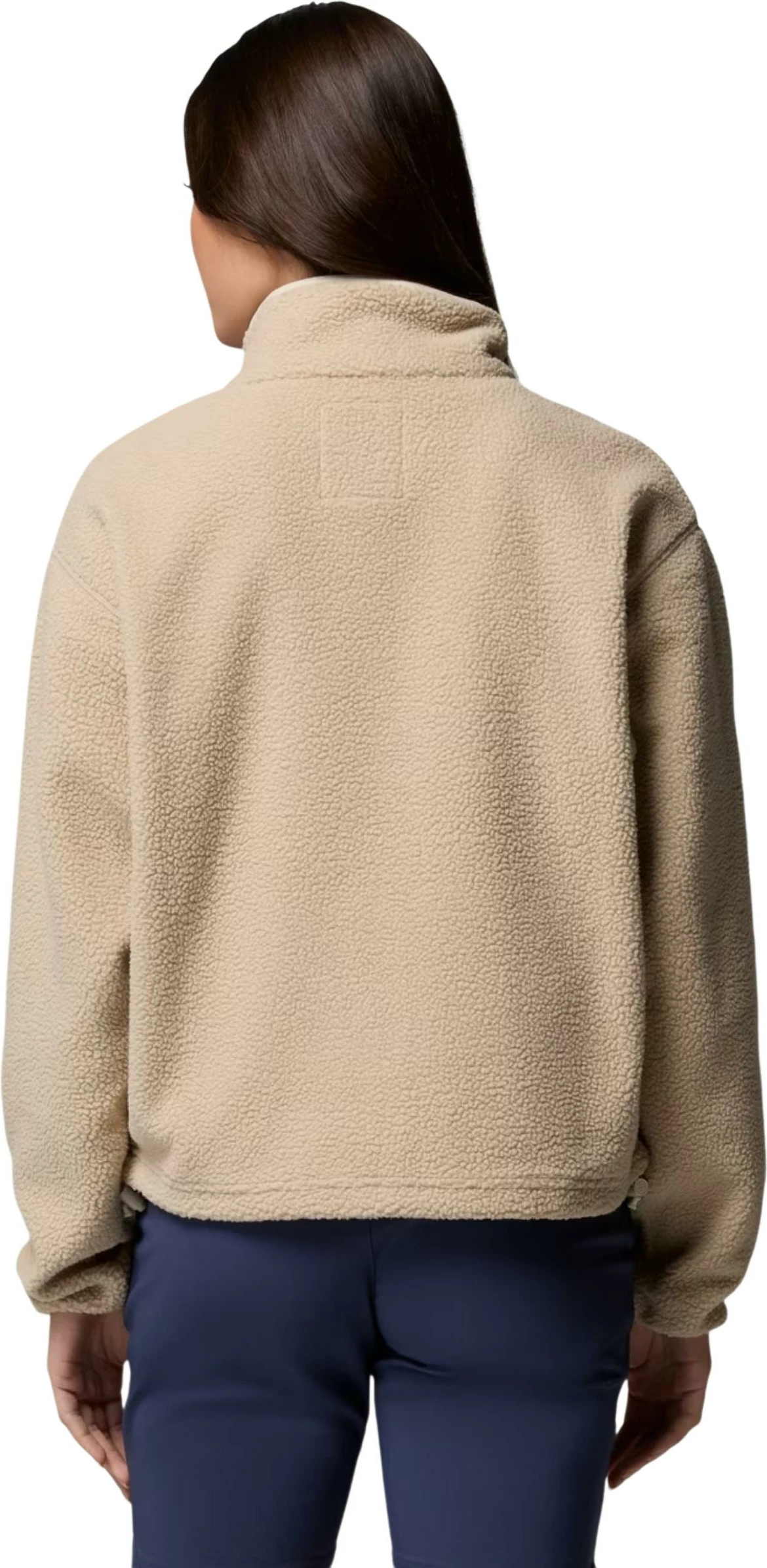 Duks fleece për femra Columbia Helvetia II Cropped Half Snap 2092231, bezhë e çelët [Madhësia: S]