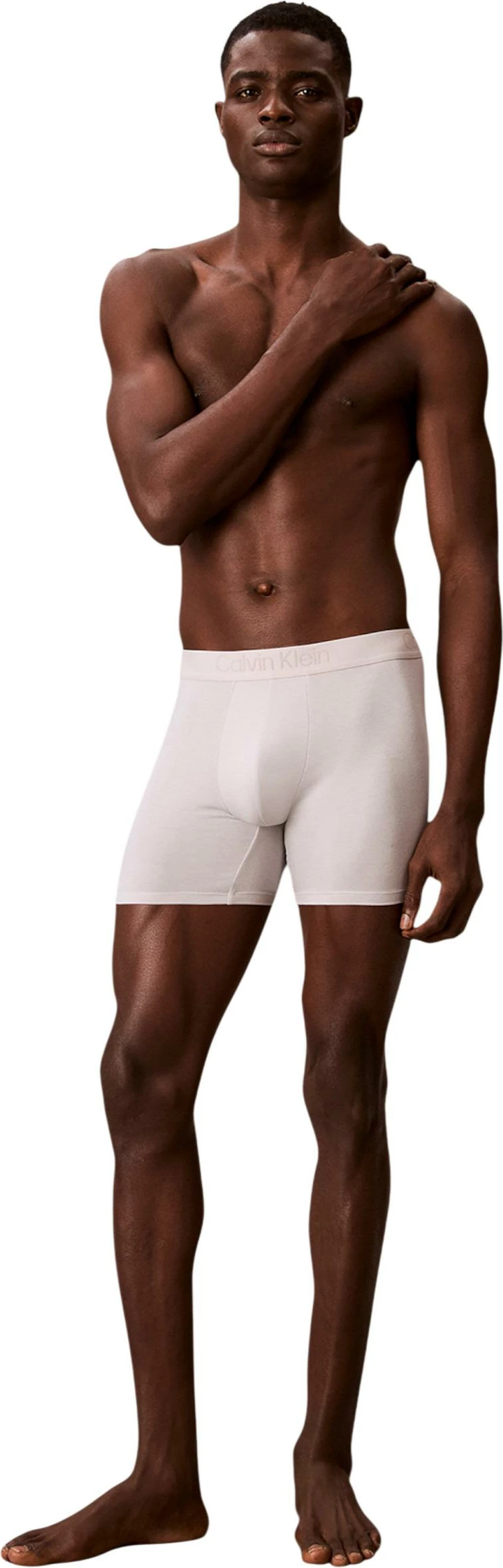 Të brendshme për meshkuj Calvin Klein Underwear 000NB3652A 3PK, gri e çelët [Madhësia: L]