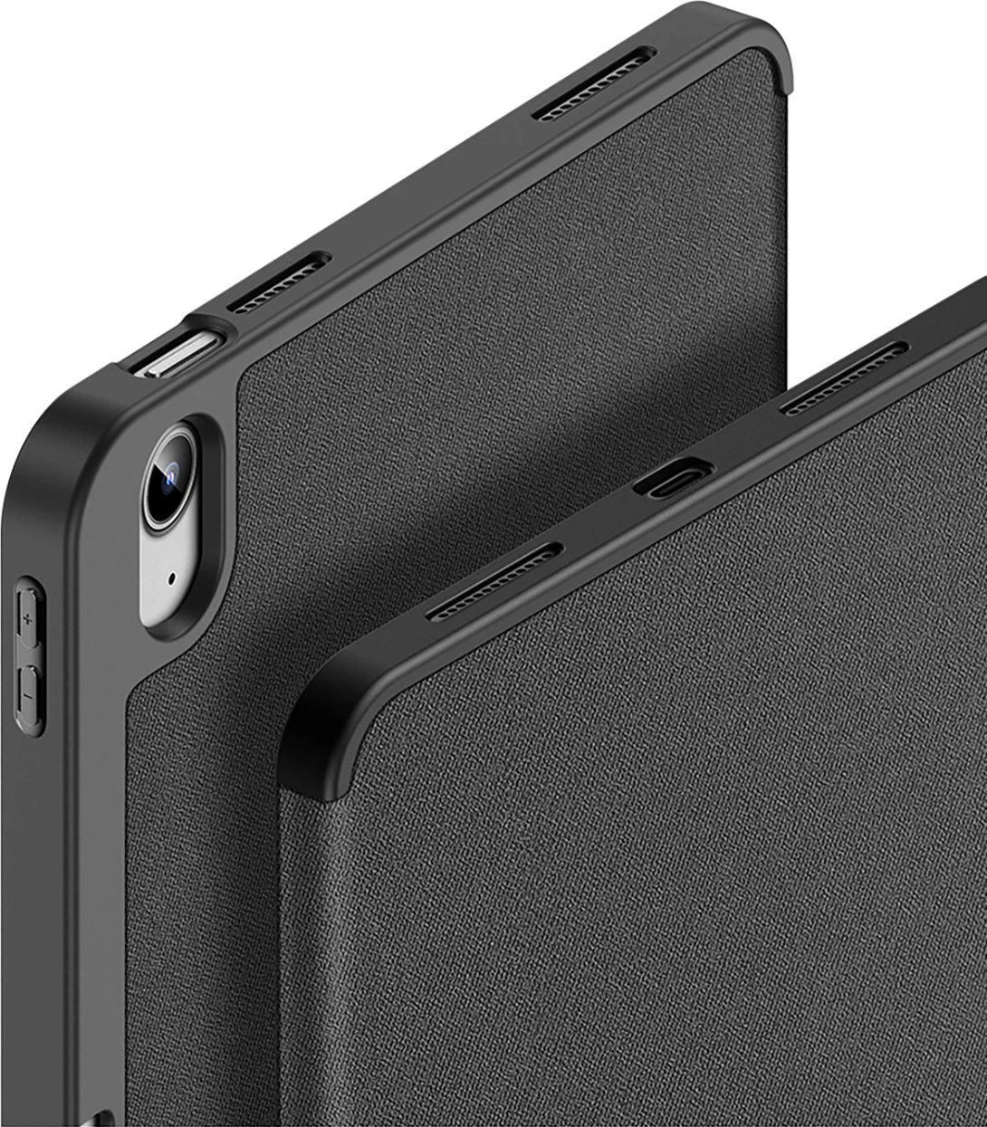 Mbështjellës tablet Dux Ducis Domo, për iPad 10.9'' 2022 (10 gjeneratë), Smart Cover me stand, auto sleep, i zi