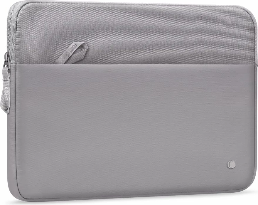Mbështjellës laptopi Tech-Protect Sleeve 13-14", xhep përpara, zinxhir, gri, 1 copë