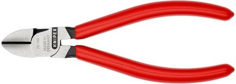 Darë diagonale Knipex 70 01 140, 140mm, dorezë plastike, e kuqe