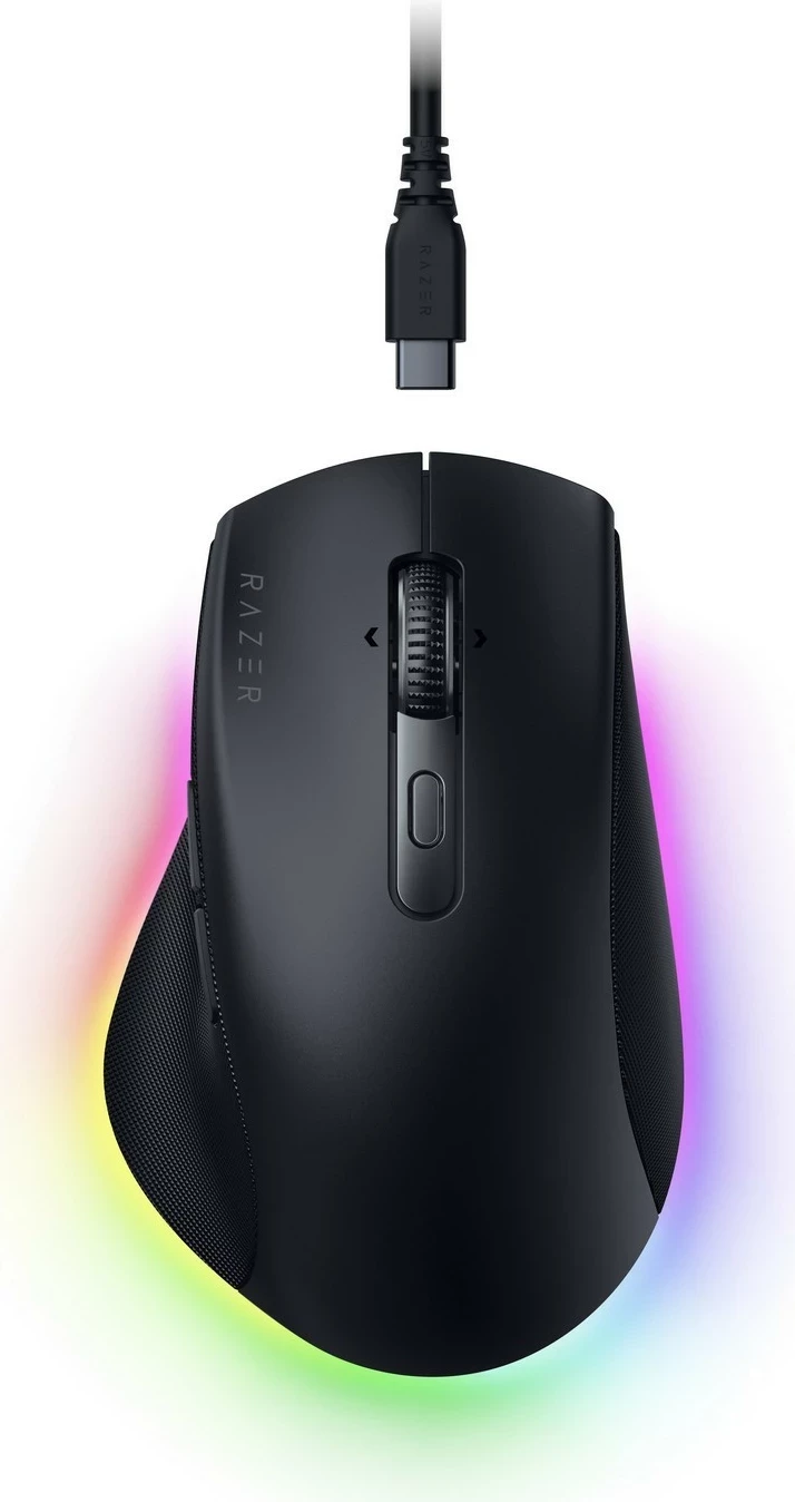 Maus Razer Pro Click V2, ergonomik, RGB, wireless/wired, i zi