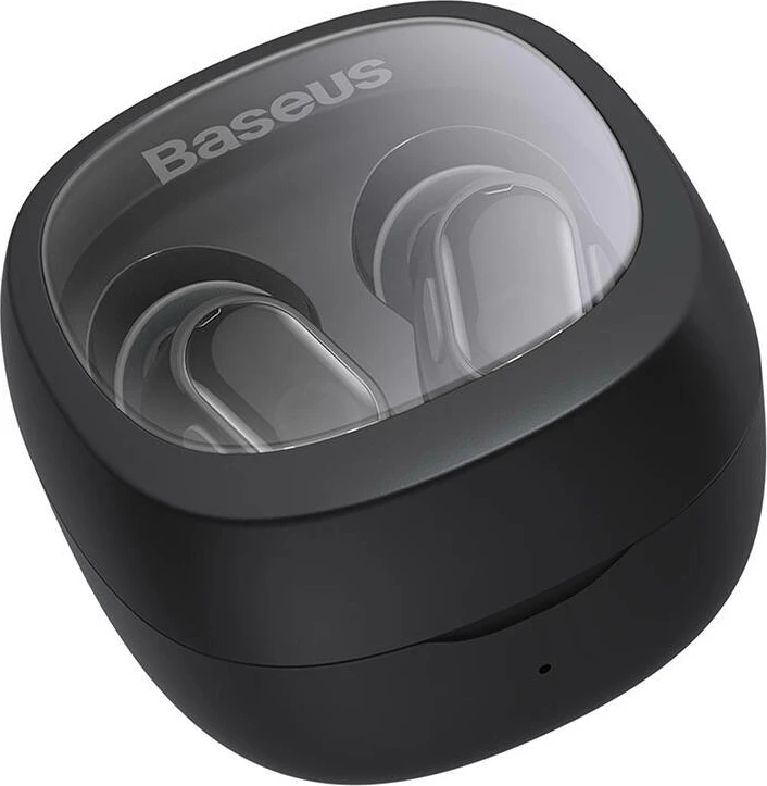 Kufje TWS Baseus Bowie WM02 OS, Bluetooth 5.3, me kuti karikimi, të zeza