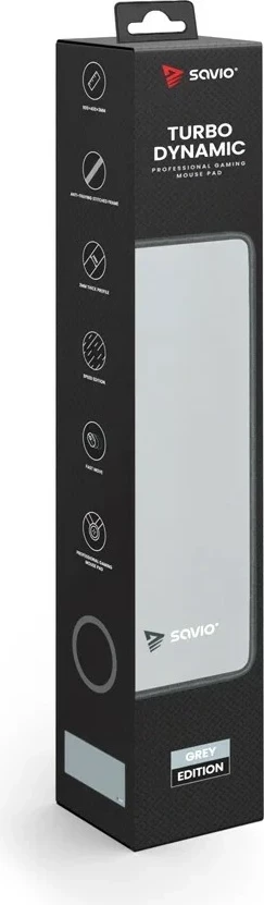 Mauspad Savio Turbo Dynamic XL, gri