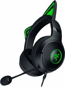 Kufje Razer Kraken Kitty V2 RZ04-04730100-R3M1, USB me kabllo 2 m, 7.1 surround, Chroma RGB, të zeza