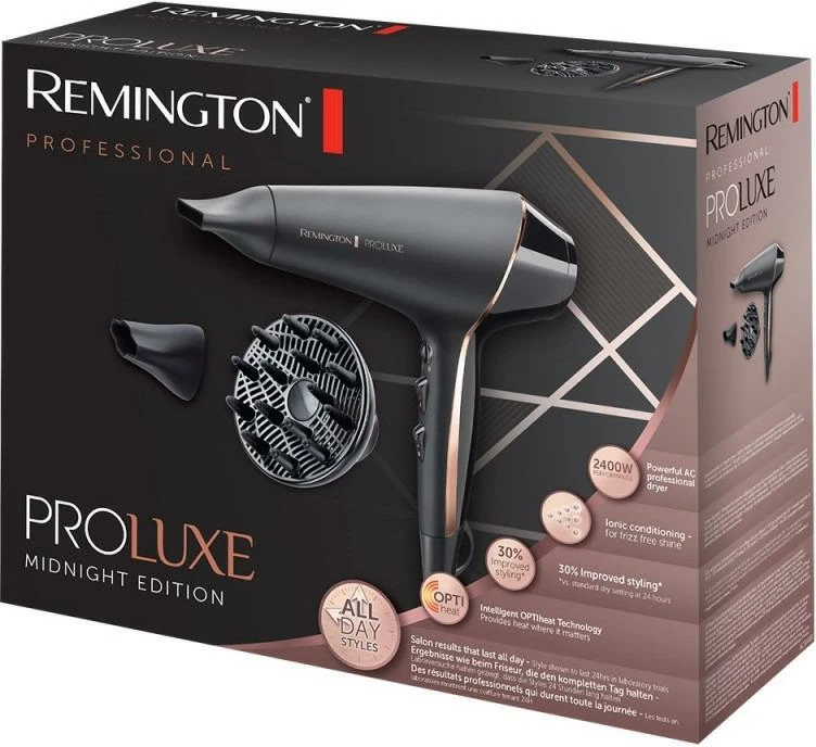 Tharëse flokësh Remington PROluxe AC9140B Midnight Edition 2400W e zezë