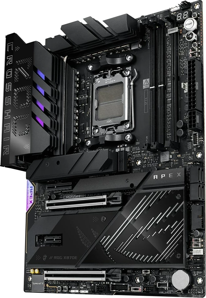 Pllakë amë ASUS ROG CROSSHAIR X870E APEX, Socket AM5, ATX, e zezë