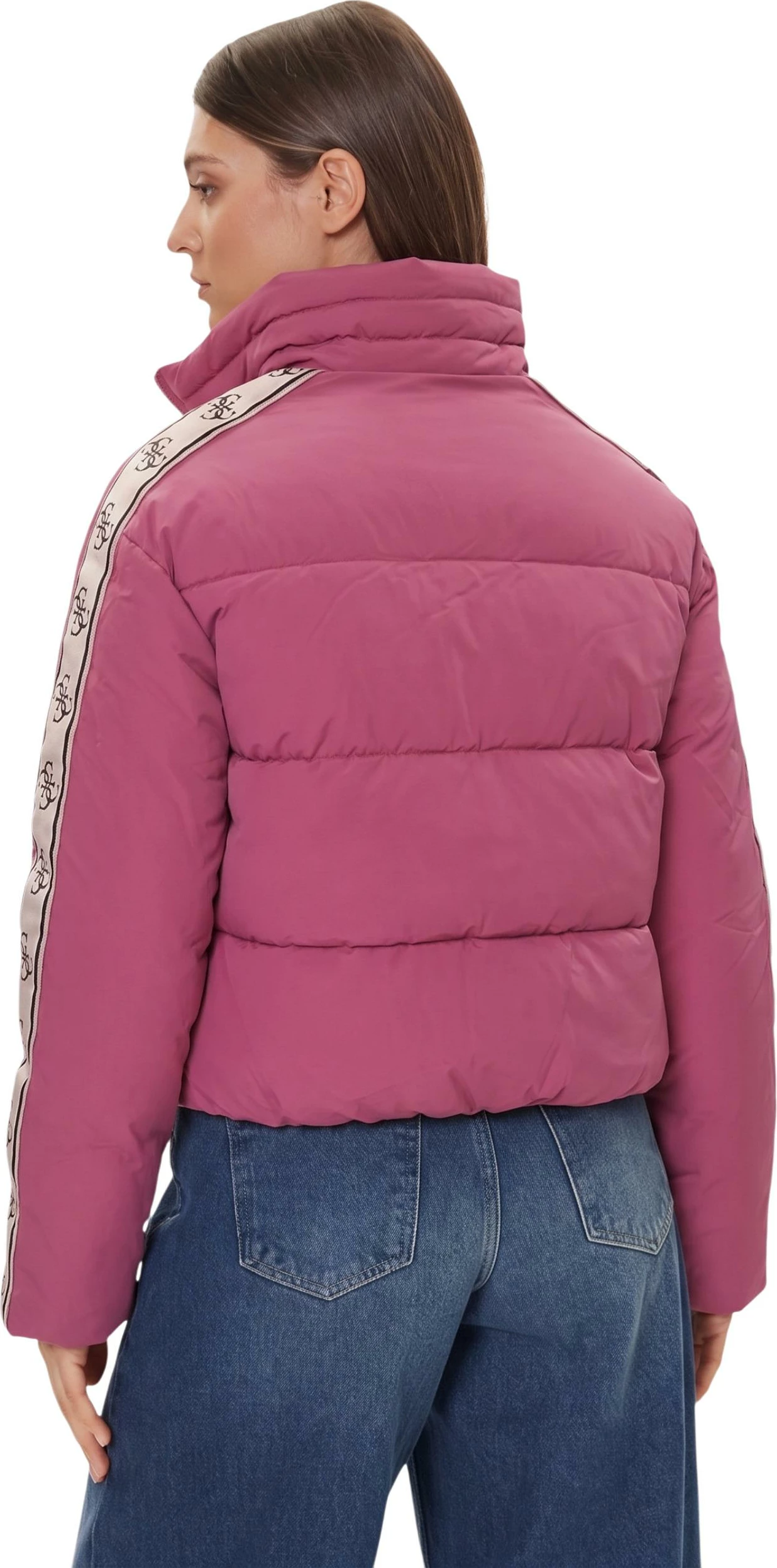 Jakne puffer për femra Guess Active New Jean Puffer Jack V5BL11 WGYC2, magenta [Madhësia: L]
