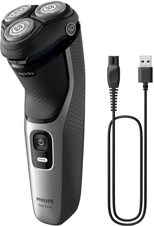 Rrobaqepës Philips S3143/00, ngjyrë zi-argjendi