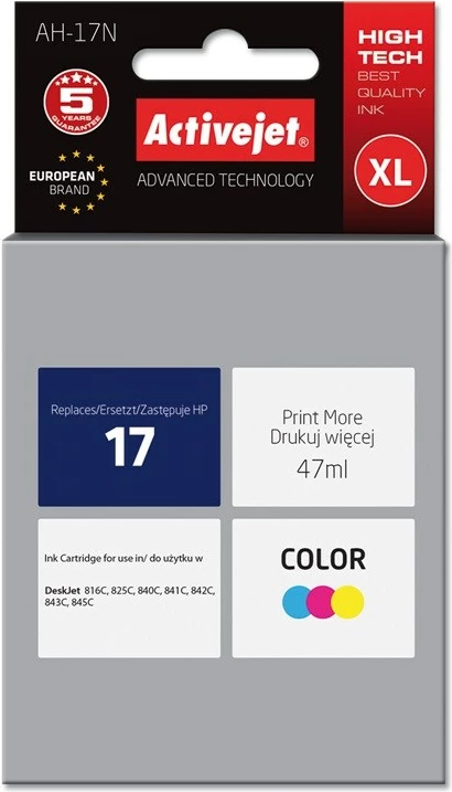 Ngjyrë zëvendësuese Activejet AH-17N për printer HP, 47 ml
