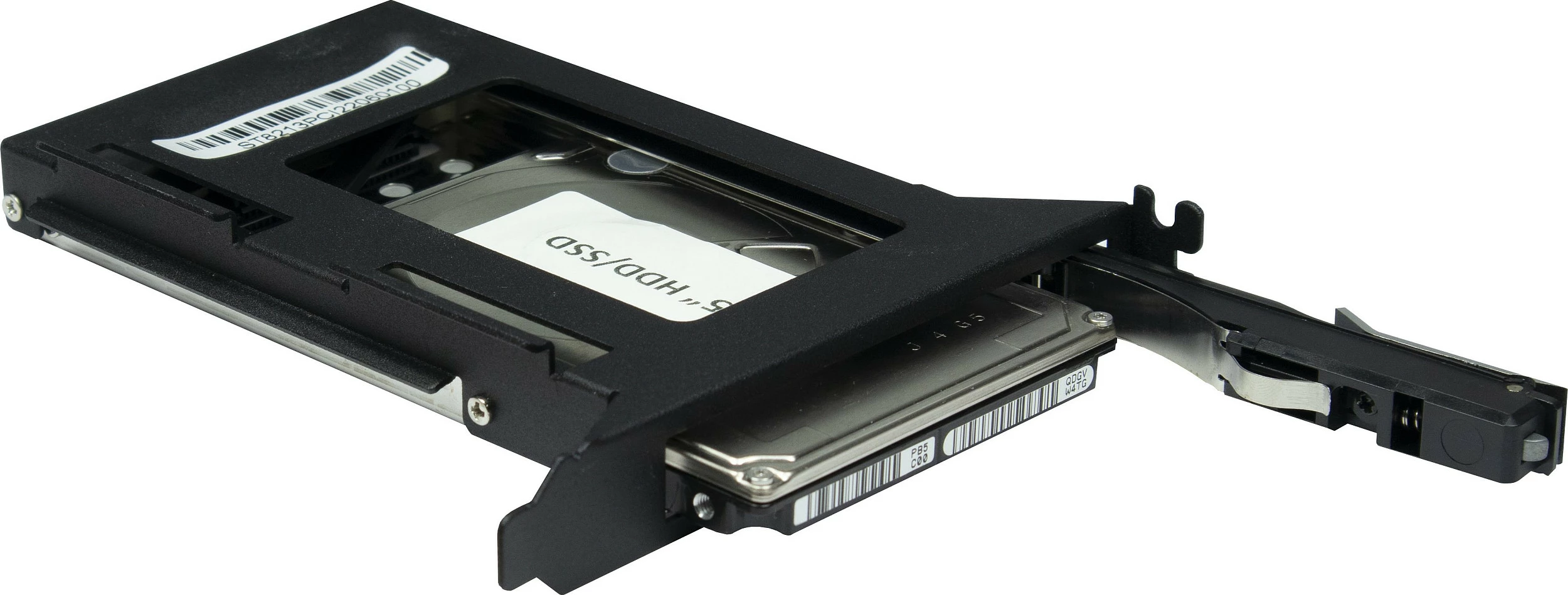 Kornizë ndërruese Inter-Tech ST-8213PCI, për HDD/SSD 2.5", montim 1xPCI Slot, e zezë