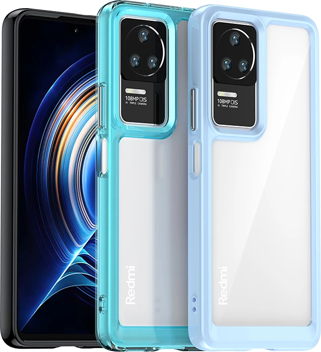 Mbështjellës Hurtel Outer Space Case për Xiaomi Poco F4 5G, kaltër
