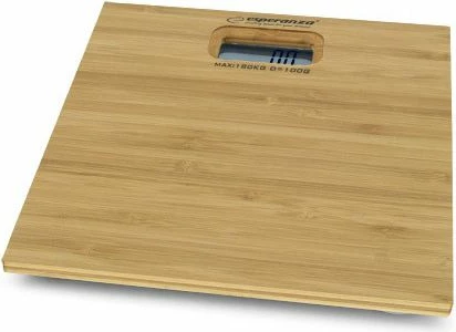 Peshore banjoje Esperanza EBS012, bambu, 180 kg, 100 g, LCD, kafe