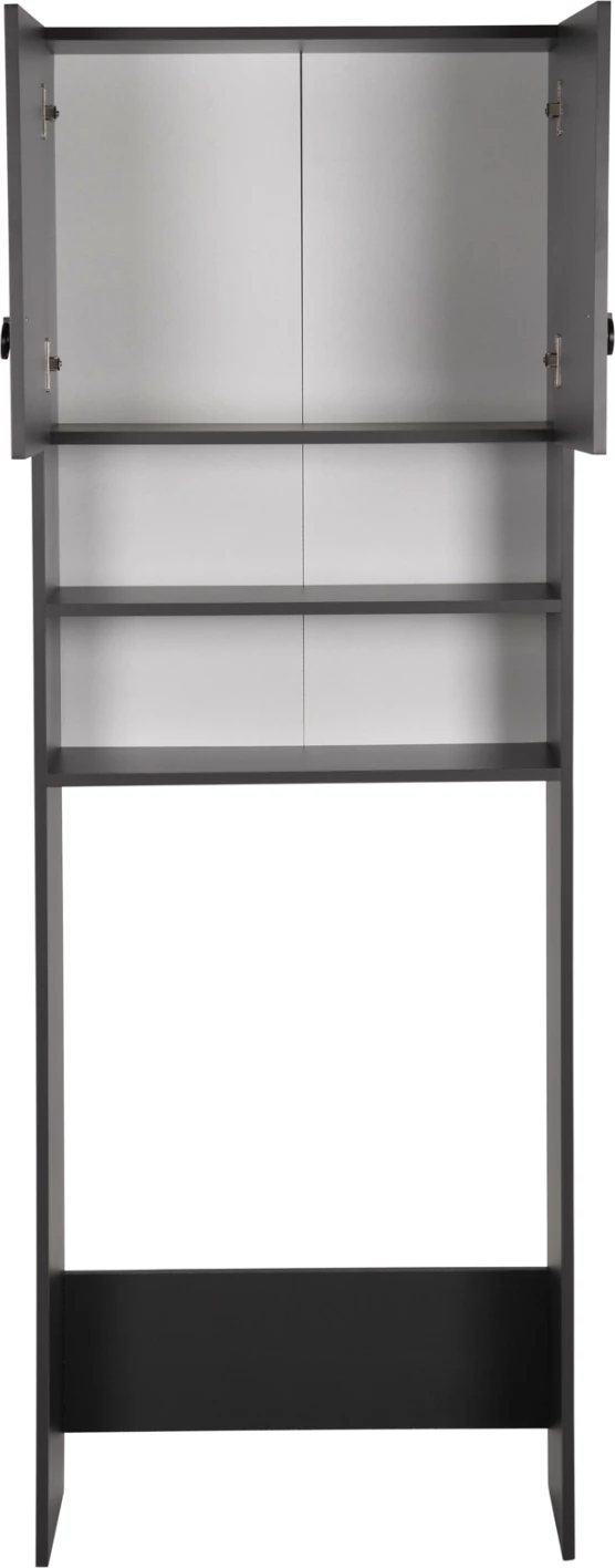 Kabinet me rafte për lavatriçe Terry FH9122.13, hiri, 64x29x181H cm