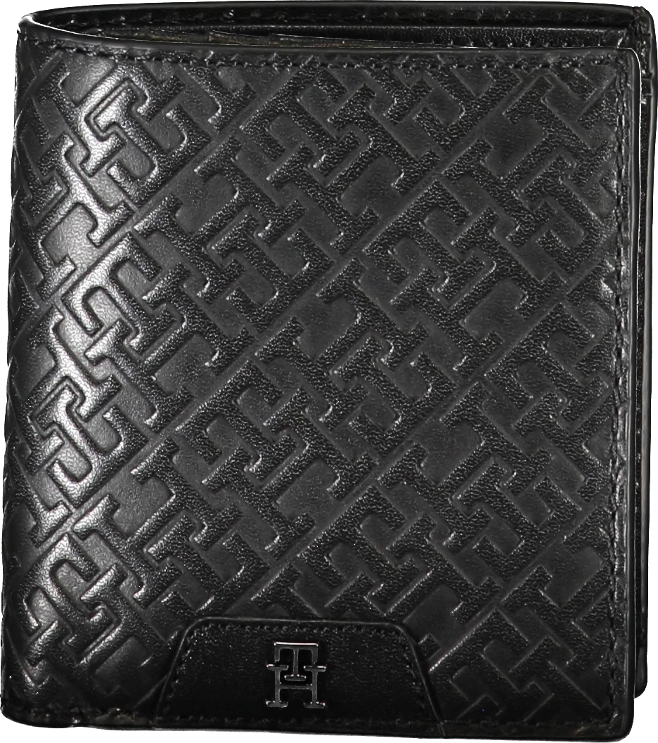 Portofol për meshkuj TOMMY HILFIGER, i zi