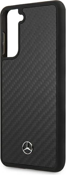 Mbështjellës Mercedes MEHCS21MRCABK Dynamic Line për Samsung Galaxy S21+, i zi, hardcase