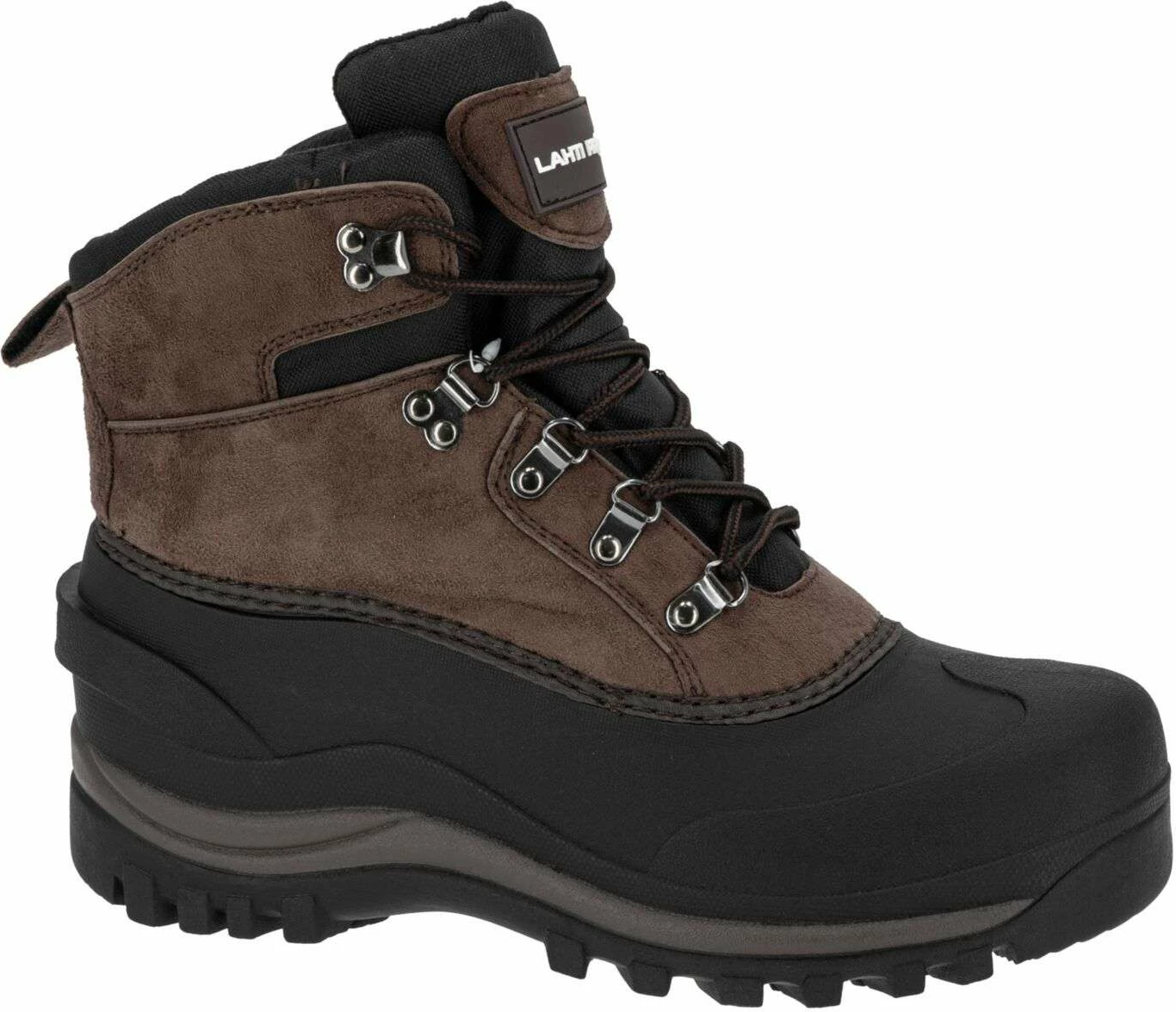 Çizme bore pune LAHTI PRO L30804, suede sintetike, me astar të thurur dhe gëzof të heqshëm, nr.39, kafe