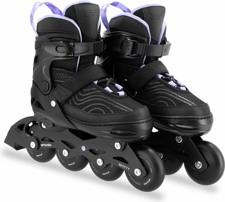 Rollera për femra dhe fëmijë Spokey, të zeza [Madhësia: 35 - 38]