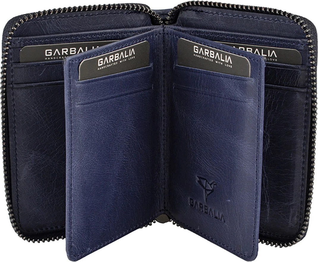 Portofol unisex Zoozie Bags, ngjyrë kaltër e errët, Fargo