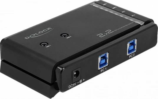 Switch USB Matrix DeLOCK 87736, 5 Gbit/s, 2x2, metal