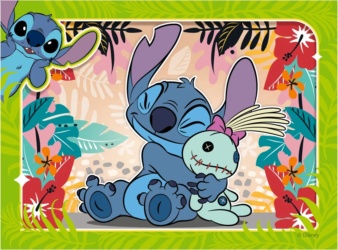 Ravensburger Disney Stitch 4 in a Box Stitch Puzzles