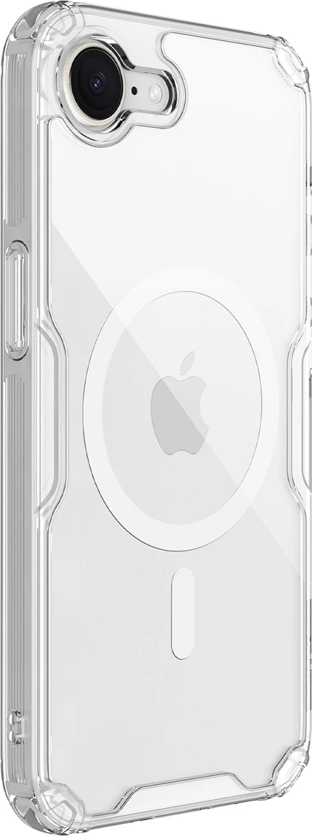 Mbështjellës Nillkin Nature Pro Magnetic për iPhone 16e, MagSafe, Transparent