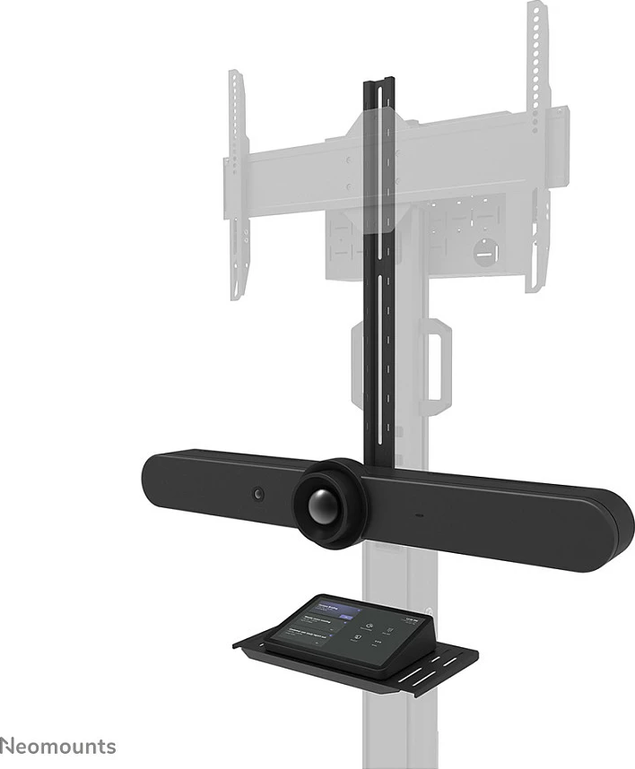 Raft universal për videobar e multimedia Newstar AFLS-825BL1, çelik, 9 kg, i zi
