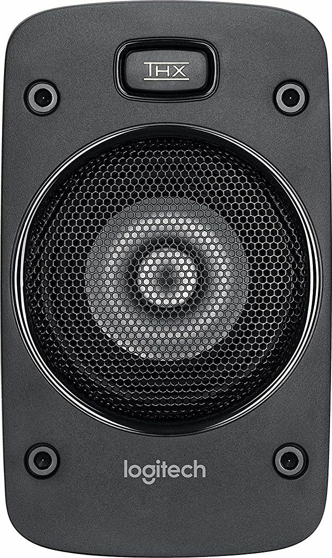 Altoparlantë Logitech Z906 980-000468, 5.1, 500W RMS (1000W peak), THX, Dolby Digital/DTS, të zeza, set 6 copë