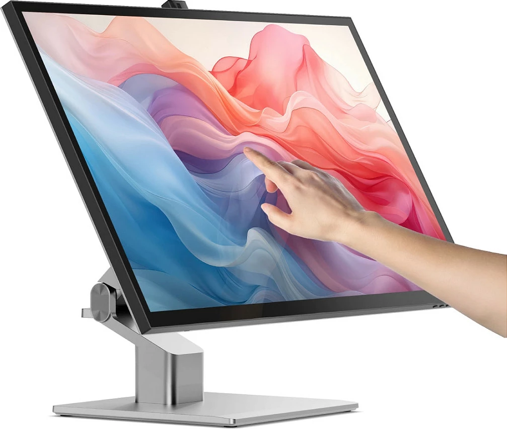 Monitor touch ALOGIC 32C4KPDTF, 32", 4K UHD, USB-C 65W, webcam, argjendtë