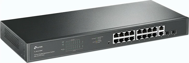 Switch TP-Link TL-SG1218MP, 18 porte, 16 PoE+, Gigabit, rackmount, 1U