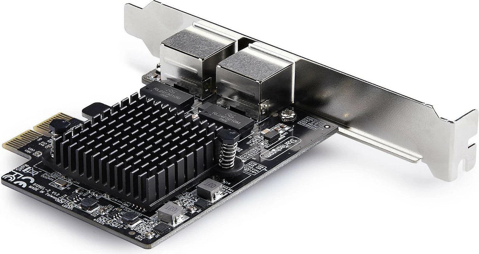 Kartë rrjeti PCIe StarTech 2-Port 5G, Realtek RTL8126, 2x RJ-45, 5000 Mbit/s, e zezë