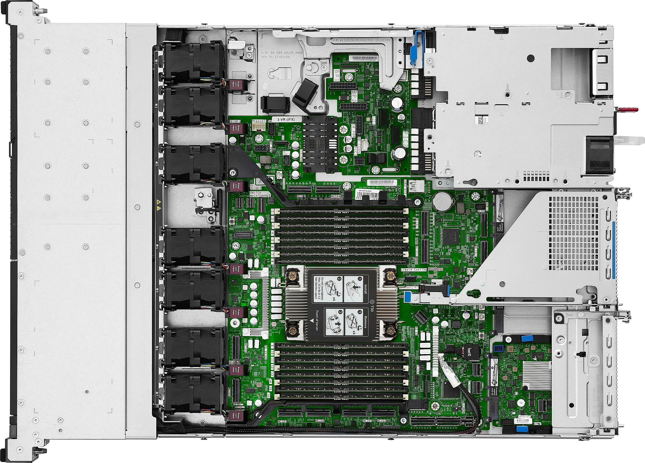 Server HPE ProLiant DL320 Gen12, 1U rack, 16-core 2.3GHz, 64GB DDR5, 8xSFF, 2x1000W