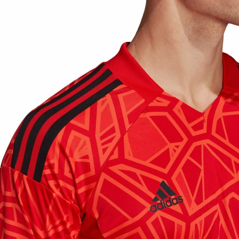 Fanellë portieri adidas Condivo 22 me mëngë të gjata për meshkuj, e kuqe