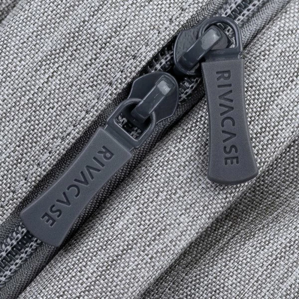 Ruksak laptopi RIVACASE 7567 anti-vjedhje për 17.3\" me USB, 0.78 kg, gri/blu