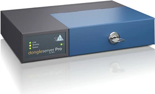 Dongle server SEH dongleserver Pro, 8x USB (4x USB 3.0 + 4x USB 2.0), Gigabit Ethernet, zi/kaltër